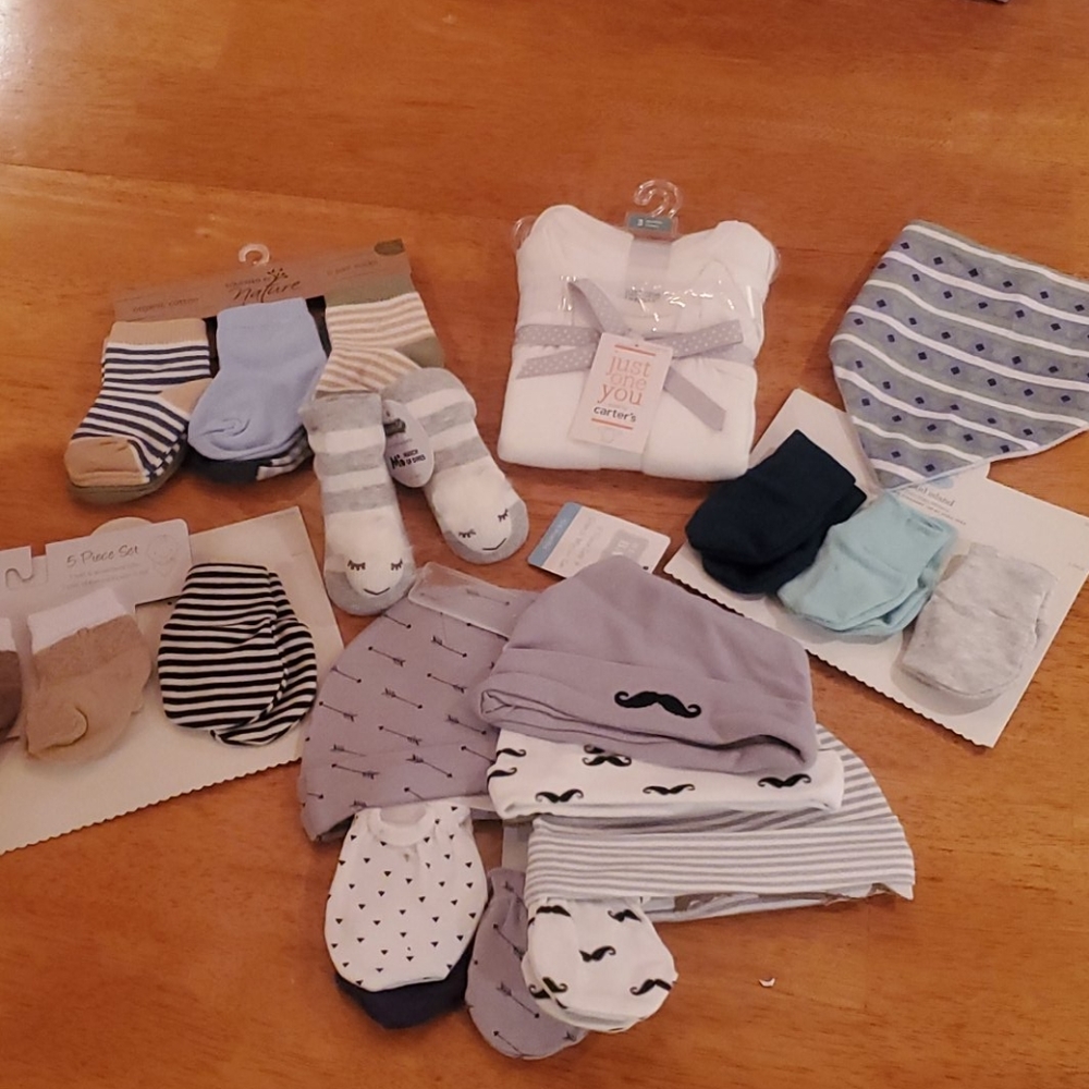 Baby boy accessories bundle